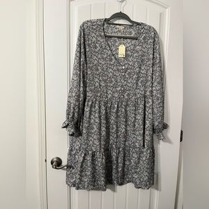NWT Jodifl Los Angeles flower dress size X3